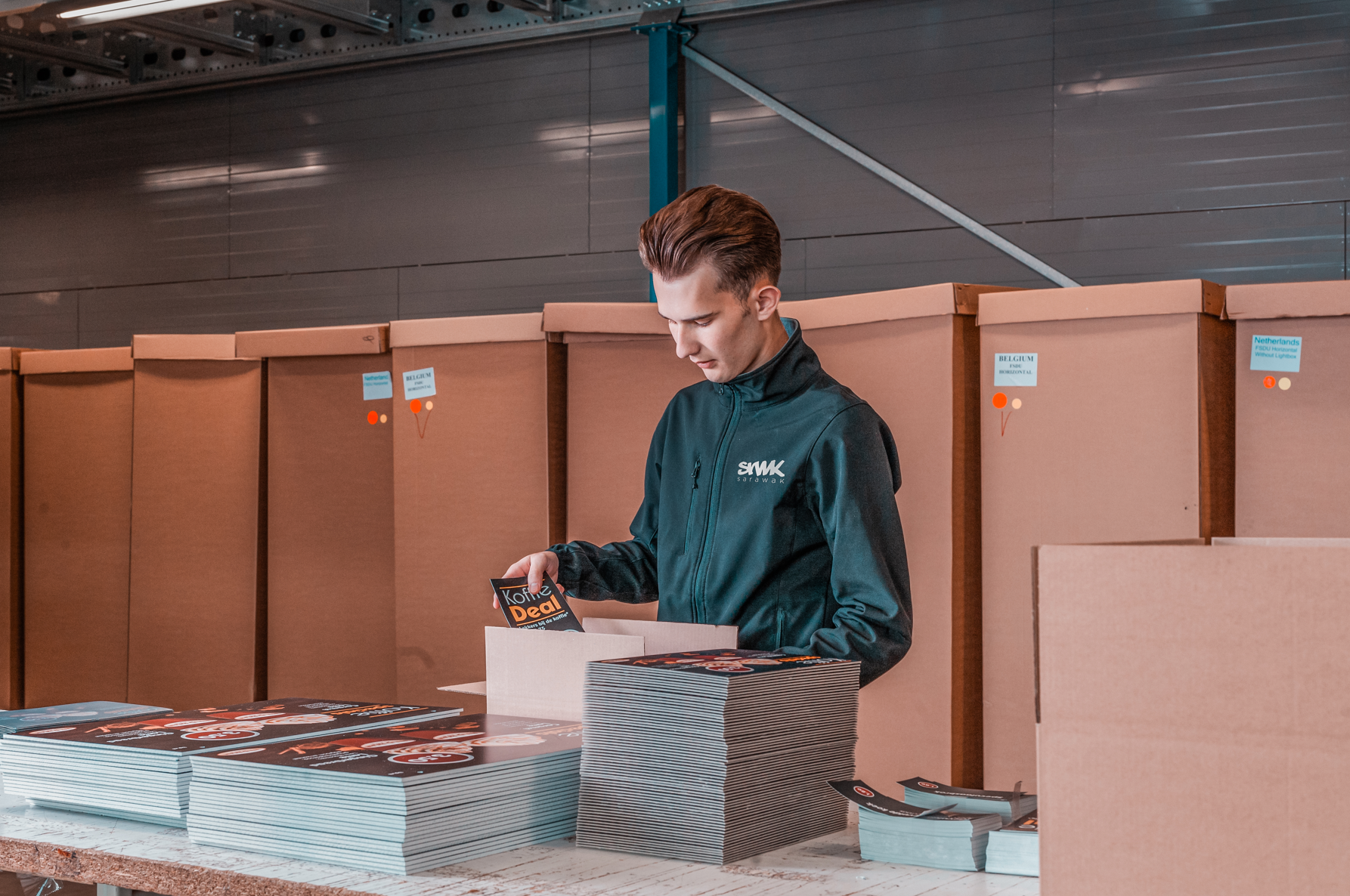 Webshop bestellingen Marketing Logistics